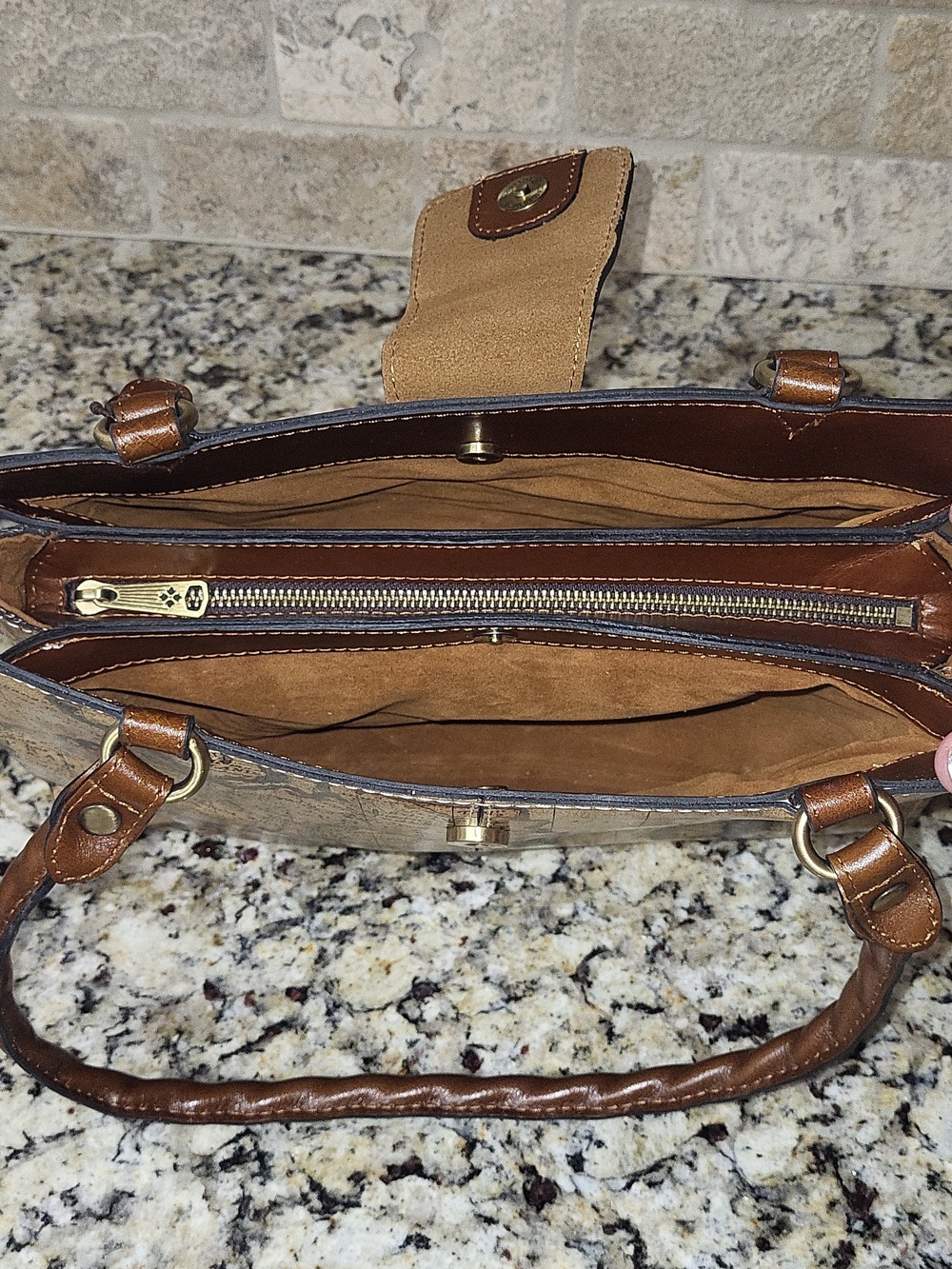 Patricia Nash Euro Map Rienzo Satchel - Picture 10 of 14